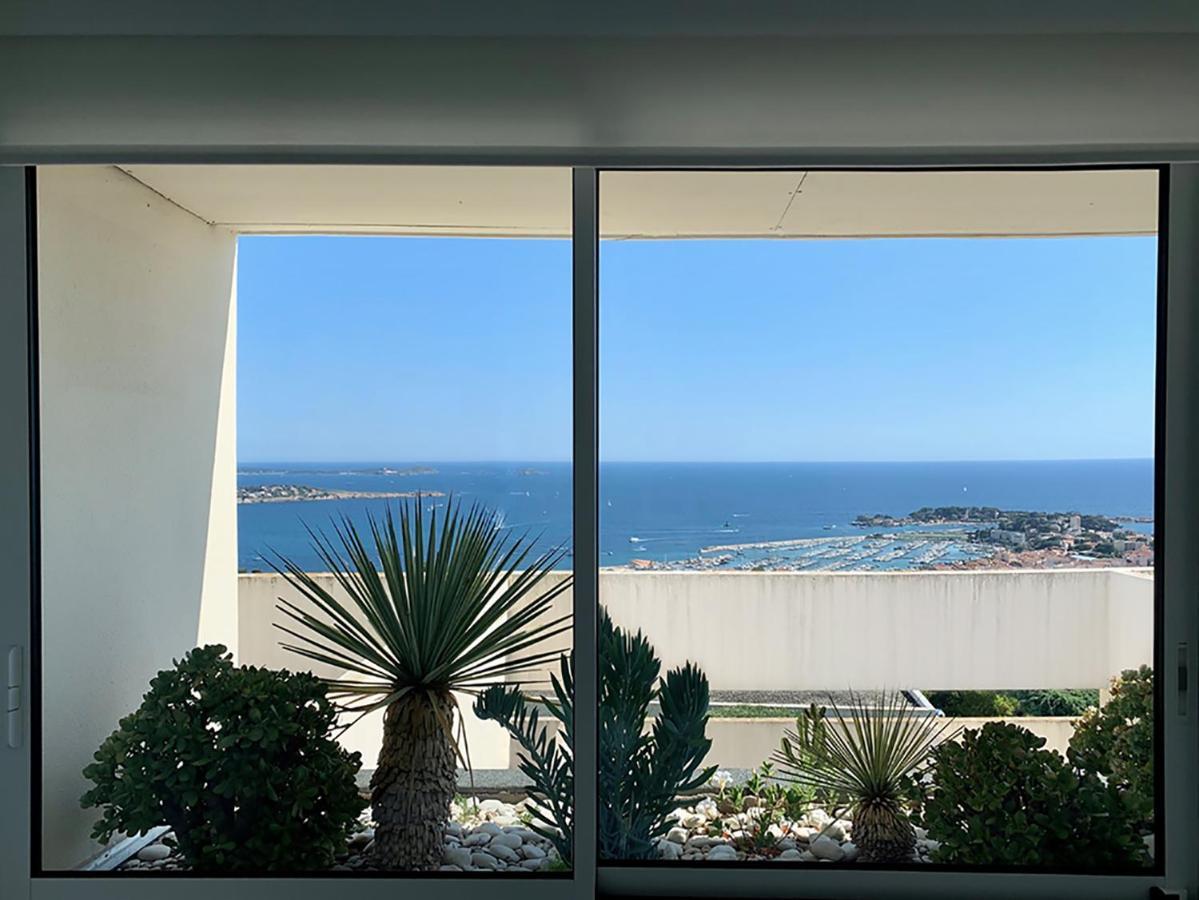 Design Apartment - Pool, Large Terrace And Panoramic Views Of Mediterranean Bandol Exteriör bild