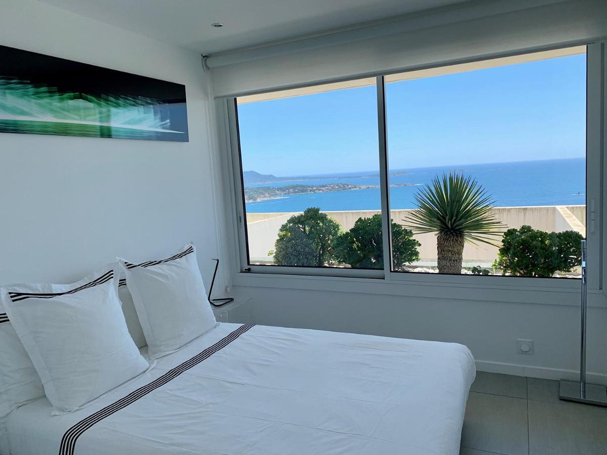 Design Apartment - Pool, Large Terrace And Panoramic Views Of Mediterranean Bandol Exteriör bild